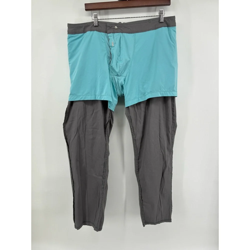 Birddogs Boomstick Mens Gray Lined Stretch Chino Pants 38x32 (Actual 38x29)